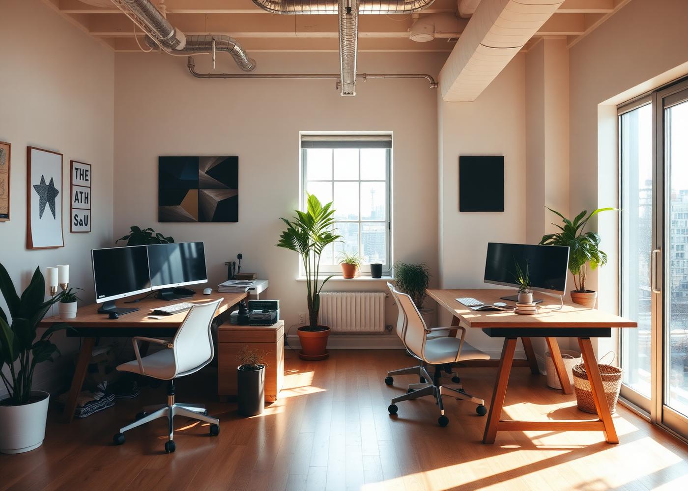 CloudDreamers design studio in Seattle with designers reviewing website layouts